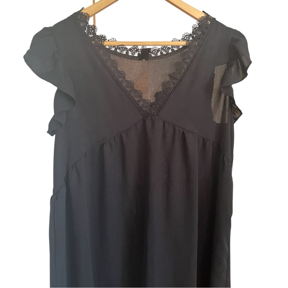 SHEIN Black Babydoll Dress - Large